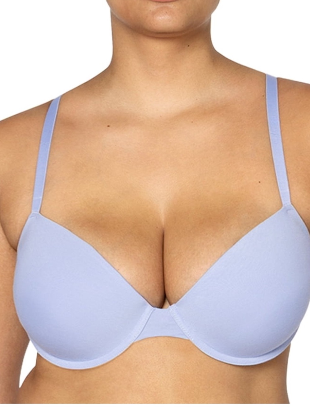 fresh collection by Fruit of the Loom Women's Cotton Demi Push-Up Bra Size XL